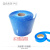 蓝色PVC套管收缩膜 锂电池热缩管封装绝缘塑胶套管皮套 可代裁切 折径95mm/长1米【】