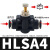 气动气管接头管道节流阀可调速阀限流阀LSA8 SA6 PA10 12 黑LSA4
