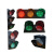 太阳能红绿灯可升降交通信号灯 驾校学校十字路口临时移动红绿灯 一体式【红人/绿人】 固定式信号灯