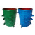 铁垃圾桶360L环卫专用挂车桶户外铁垃圾箱环卫市政大圆创意优惠 1.8加厚款绿色带盖桶