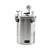 不锈钢真空消泡桶点胶机压力桶储胶脱泡干燥箱真空泵抽真空密封桶 10L消泡桶带透明盖+VN-180H无油