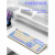 狼蛛（AULA）618三模无线蓝牙键盘机械手感笔记本F87办公F75电竞F99 【烟雨蓝】三模键盘+有线鼠标套装+桌垫 一年 x 是 x 官方标配