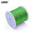 安赛瑞 金丝线银线编织绳（5卷装） 12股彩色吊牌绳 1mm×23m 绿色 25121
