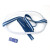 重松日本重松防尘口罩配件DR28SU2K面具塑料针织头绳头带高弹结实固定 蓝白条通用头带