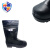 威姆仕黑色加厚防滑雨鞋保暖耐寒防水防油耐脏耐磨雨靴 44码