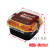 网红熔岩巧克力包装盒冰山熔岩芝士巧克力烤布丁铝箔杯提拉米苏盒 金色盒盖 100套