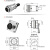 航空工业插头螺纹连接器2芯3芯4芯10芯12芯19芯连接头 WS24J3TQ 3芯单插头