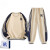 MLB洋基队 LLOW男士秋季套装2024新款卫衣休闲运动套装男装运动服 杏色套装 M