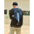 耐克双肩包初中生气垫男生男款男士大容量运动背包旅行包nike书包 大容量黑白bz9803010 其它