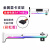 玩家堡垒 （uphere）显卡支架RGB发光污染灯电脑台式机箱立式托主板灯条支撑架竖装饰伴侣 (三孔)白色SATA-彩虹版