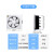 换气扇10寸排风扇墙壁吊顶式抽风机厨房强力卫生间窗式排气扇 浅灰色