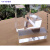 京纯（JINGCHUN）亚克力高透明有机玻璃厚板砖块加工零切尺寸定制抛光激光桌腿 透明15mm100x100