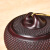 RLREY茶罐木质茶叶罐大号血檀木雕储存罐茶叶盒精致 称心如意直径12高14