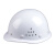 安全帽工地施工程建筑工人ABS国标加厚防护安全帽定制印字 加厚玻璃纤维透气白色