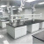 实验室防酸碱家具钢工作台钢木实验台化工厂PP中央试验操作台 木边台/米