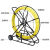 定制玻璃钢穿孔器管穿线神器道疏通器光缆电缆穿管器电工穿线器引线器 16*150米加钢芯加固车架国标粗15MM