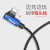 倍思（BASEUS）苹果数据线弯头快充线手机充电器线适用iPhone14/13/12/XR/8/7/6 苹果USB款弯头快充线-3米蓝色 边充边玩超低温不伤机