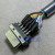 IO LINK模块通讯线A02B0120K842 K800 JD1A串口输入JD1B 黑色 标准固定安装线缆 0.5m