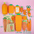 六一儿童节的礼物文具套装胡萝卜文具套装大容创意学生铅笔橡皮本 大萝卜17件/简装