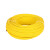 凯鹏 PU气管 工业双层阻燃防烫耐磨耐温焊接套管 黄色 6*4mm 100m/卷