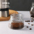 MONDINO手磨咖啡机咖啡豆研磨机咖啡磨豆机手摇磨豆机家用手动小型研磨器 外刻6档不锈钢手摇磨豆机