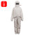 久瑞 JSF362 升级加厚喷砂服 分体防护服打砂衣 高品质米色套装