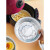 锡纸碗盘圆形烤鸡蛋花甲粉丝专用一次性锡箔纸盒煲仔饭打包锡纸盒 7寸深盘30个装送油刷