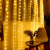 贝工 LED窗帘灯串 USB遥控 3米*3米300灯 暖色 春节流水装饰氛围灯
