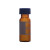 1.5ml刻度 2ml容量 透明/棕色进样瓶液相色谱玻璃样品瓶安捷伦取 棕色无刻度瓶+盖垫实心盖