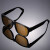 5018眼镜焊工电焊眼镜防强光紫外线风镜焊接氩弧焊劳保护目镜 5018灰