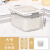 厨房家用装米桶密封米缸面粉收纳盒大米防虫防潮储存罐级米箱 象牙白-15斤同价对标部分商家10