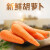图石果记河南胡萝卜 3斤(单果约150g) 脆甜胡萝卜带泥 过节年货YQ24702