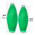 慎固 乳胶袖套 工业水产实验室加长加厚防水束口套袖 绿色40CM