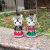 LZJV三月三工艺品摆件少数民族手工艺品苗族木制卡通大头娃娃木偶礼品 哈尼族  一个的价颜色随机