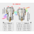 铝合金快速接头双C型双阴2.5/3/3-2.5/双阴端双母头变径大变小 双阴3
