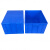 加厚塑料周转箱可带盖螺丝配件零件盒仓库物料收纳胶筐工业塑料箱 6#箱540*420*235MM