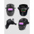 ABDT 电焊面罩防护罩脸部头戴式全自动变光焊帽烧轻便氩弧焊工焊 升级真彩变光款+头灯+10片保护