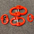 G80国标链条连接环双环蝴蝶扣起重索具配件吊钩抓钩链条吊具接头 双环扣10吨（18-8）