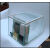 金晶超白侧滤鱼缸 定制背滤缸过滤鱼缸 小型鱼缸带盖子 60*45*45 8mm厚度（不上楼