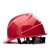御舵安全帽国标加厚透气abs头盔建筑工程领导施工头帽男定制印字 红色
