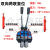 新款ZT12多路阀手动换向阀 双向分配阀 控制单双向油缸马达 改装 ZT-12 两联双向 复位