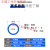 AKS艾克斯PU高压气管 空压机PU16X12系列气泵软管8/10/12mm气线管 盘装16*12(80米)红