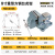 沪鼎台虎钳台式夹具台钳固定器虎钳工教学虎钳台工业级重型砧台 沪鼎旗舰款 8寸重型方钢 37公斤