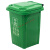 公共垃圾桶大号 户外垃圾桶带盖大号垃圾分类四色公共场合环卫商用厨房大号JYH 120L绿色-厨余垃圾