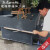 迈恻亦防火阻燃灰黑色PVC板材高强度硬工程塑料板材耐酸碱防水PVC塑 1.22x2.44x5mm