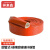 祥来鑫 耐高温阻燃硅橡胶绝缘管 石棉防火保温隔热玻璃纤维套管内径4mm红色圆管式1米 XLX-ZC5Y4