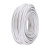 德力西 电线电缆RVV三芯护套线软线 6平方白色 50米3*6