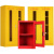 迈恻亦应急物资柜 用品专用柜 应急器材存放柜 实验室安全应急柜 红色800*500*350MM 加厚板材