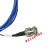澄科可线缆 BNC公转10-32公加速度传感器连接头线电缆 蓝色 8m