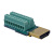 HDMI高清接线免焊HDMI公头免焊接模块插头接线盒高画质线接头 免焊接带塑胶壳YL-MH01-M